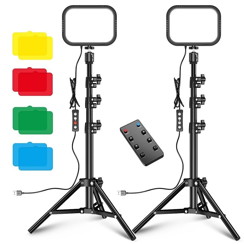 Live Portrait Soft Light Dual Bracket With Four-Colour Fill-1915197809938796544