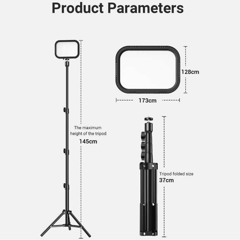 Live Portrait Soft Light Dual Bracket With Four-Colour Fill-1915197809938796553