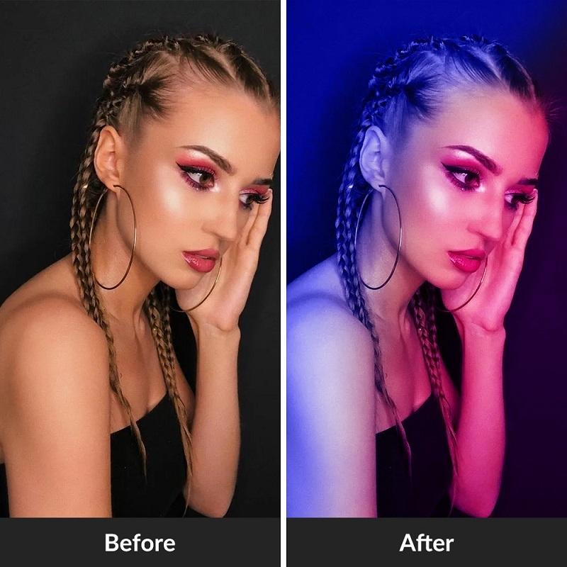 Portable Rgb Led Fill Light For Photography - Small Size-1915197185985744903