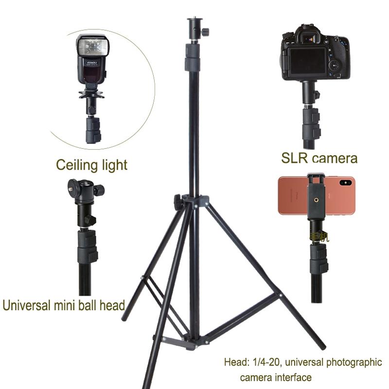 Camera Light Stand Conversion Head With 1 / 4-Inch Mount And Umbrella Holder-1915197760353734662