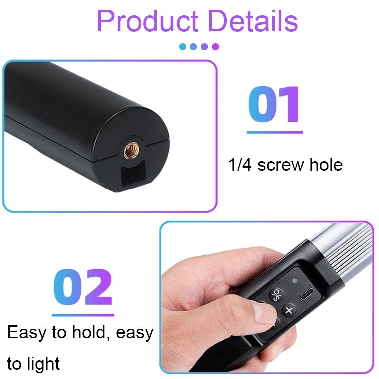 Handheld Led Fill Light For Live Photography - 39 Rgb Leds-1915198047021830153