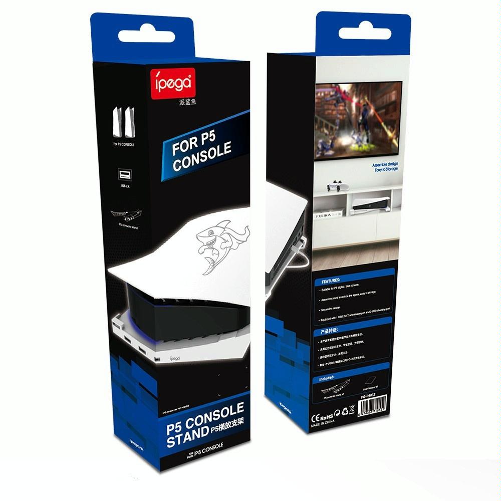 4-Port Usb Hub Base For Ps5 Horizontal Stand-1915197301094223876