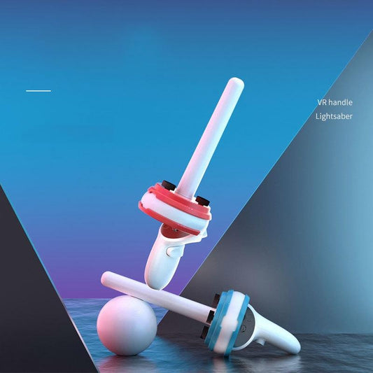 Meta Quest Handle Lightsaber Pair With Vr Motion Rhythm - Red / Blue-1915196807332368385