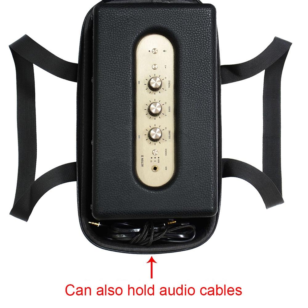 Shockproof Speaker Storage Bag For Marshall Kilburn Ii / Acton Ii - Black-1915196869902995460