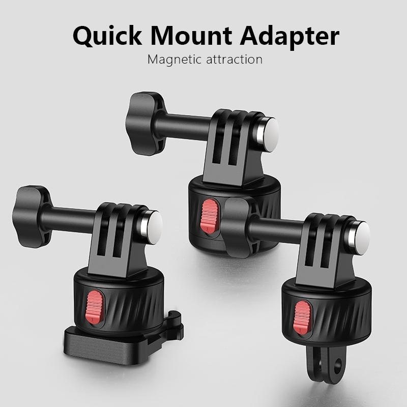 3-Piece Magnetic Gimbal Base Adapter For Gopro / Insta360 Go 3 Action Camera-1915196947149492225