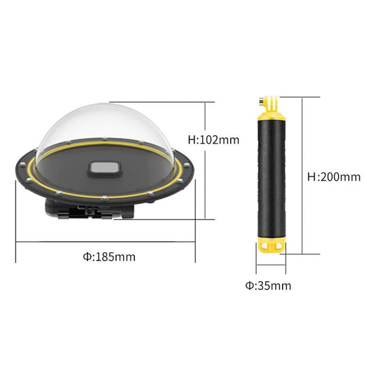 Waterproof Case For Gopro Hero11 / 10 / 9 - 30M Depth-1915197116590985217