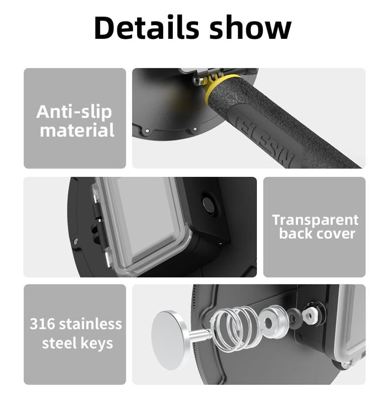 Waterproof Case For Gopro Hero11 / 10 / 9 - 30M Depth-1915197116590985218