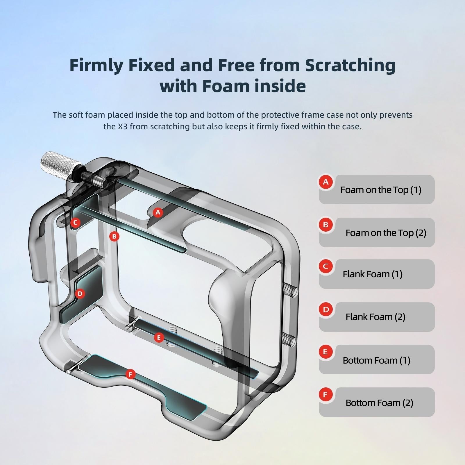 Amagisn Metal Rabbit Cage Protection For Insta360 Go 3 - Bezel Accessories-1915198338442072068