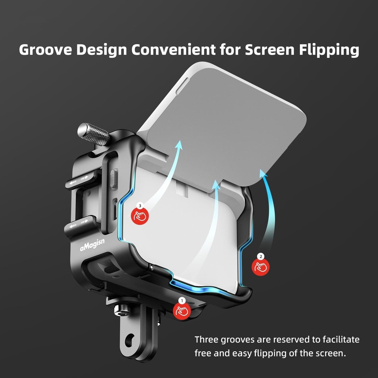 Amagisn Metal Rabbit Cage Protection For Insta360 Go 3 - Bezel Accessories-1915198338442072070