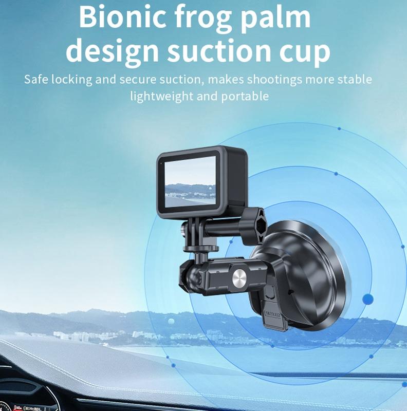 Adjustable 360 Degree Suction Cup For Car Action Cameras-1915197521488121863