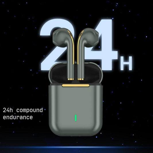 Wireless In-Ear Earphones With Long Battery Life - Bluetooth 5.0 Blue-1915196867487076354