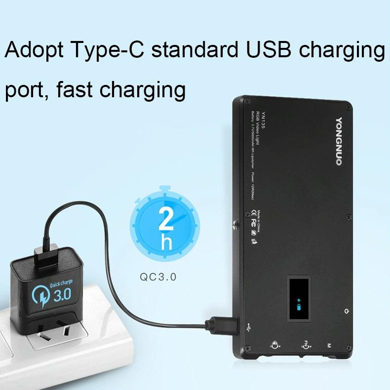 135Leds Dual Colour Temperature Pocket Fill Light - Black-1915197135347912707