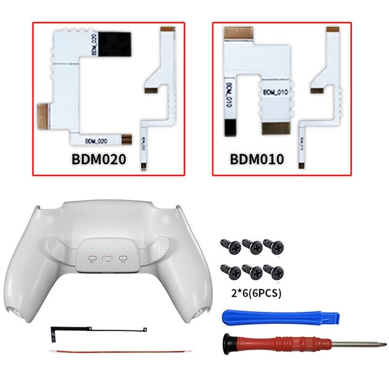 Customizable Dual Back Clip For Ps5 - White Diy Kit-1922443385545822212