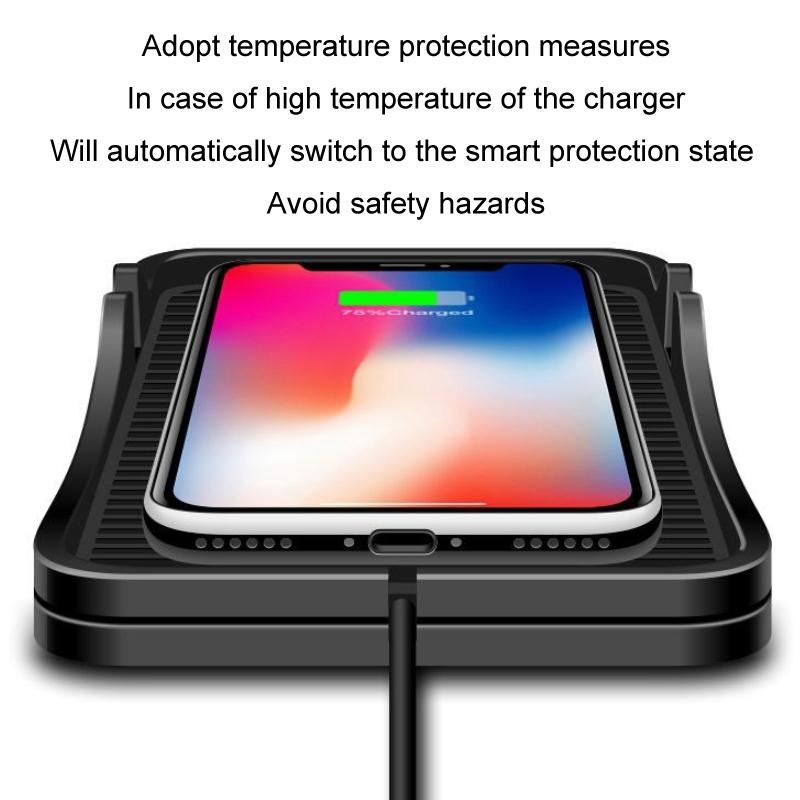 15W Wireless Car Charger For Apple & Android Phones With Type-C Interface-1915196864597200899