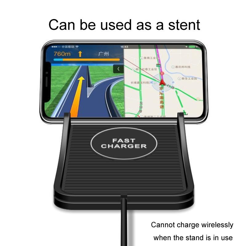 15W Wireless Car Charger For Apple & Android Phones With Type-C Interface-1915196864597200900