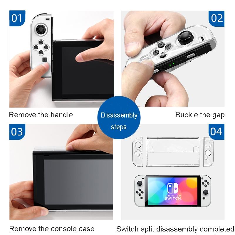 Crystal Tpu Pc Protective Case For Nintendo Switch Oled-1915197065558888455
