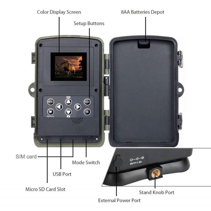 Outdoor 4G Night Vision Trail Camera With Infrared-1922443460397371396