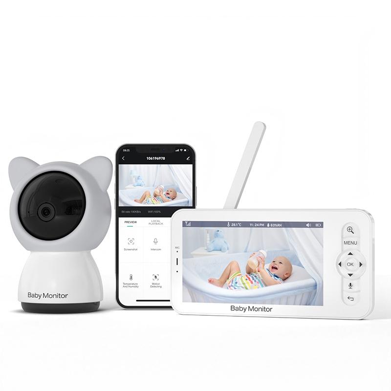 Wireless Hd Baby Monitor With 5 Screen-1915197825285754880