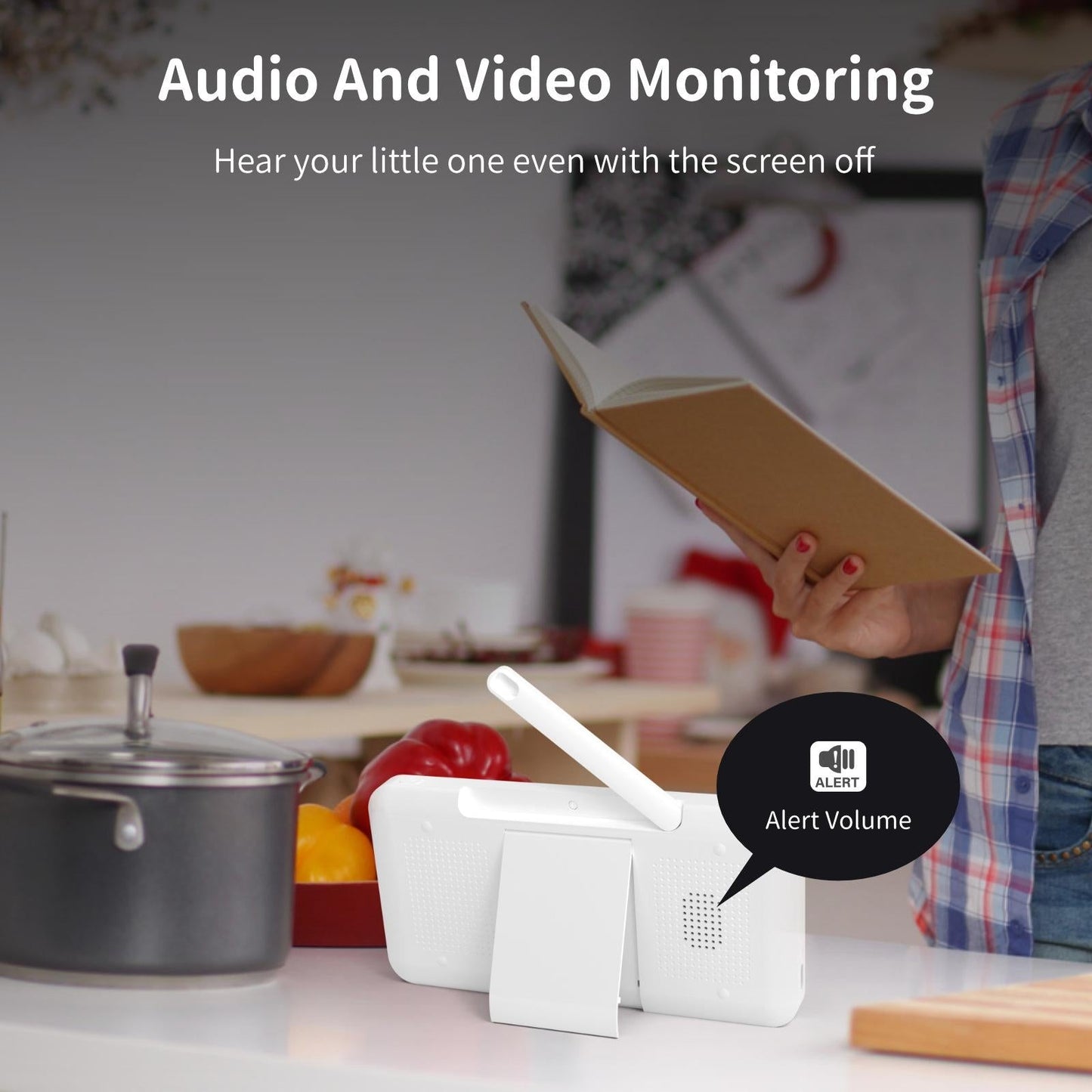 Wireless Hd Baby Monitor With 5 Screen-1915197825285754889