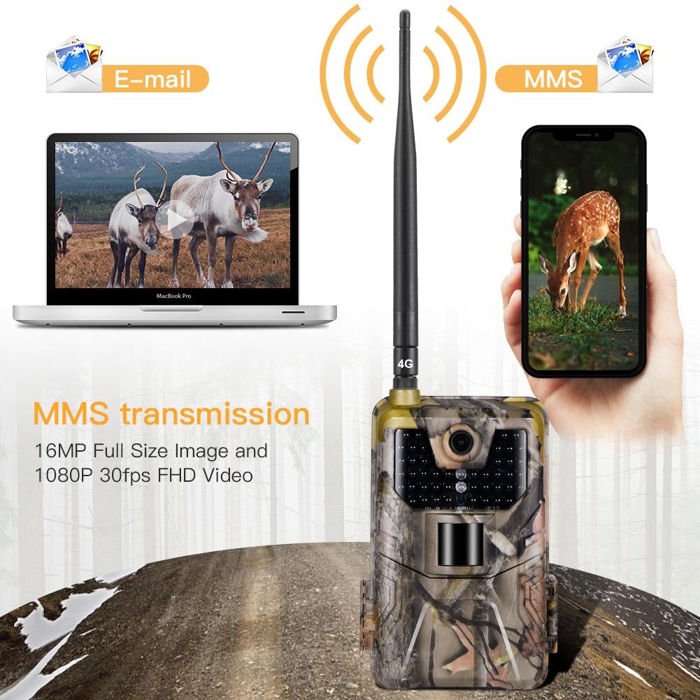 20Mp 2K Wildlife Hunting Trail Camera With Night Vision And 4G Cellular Surveillance-1915198304552095752