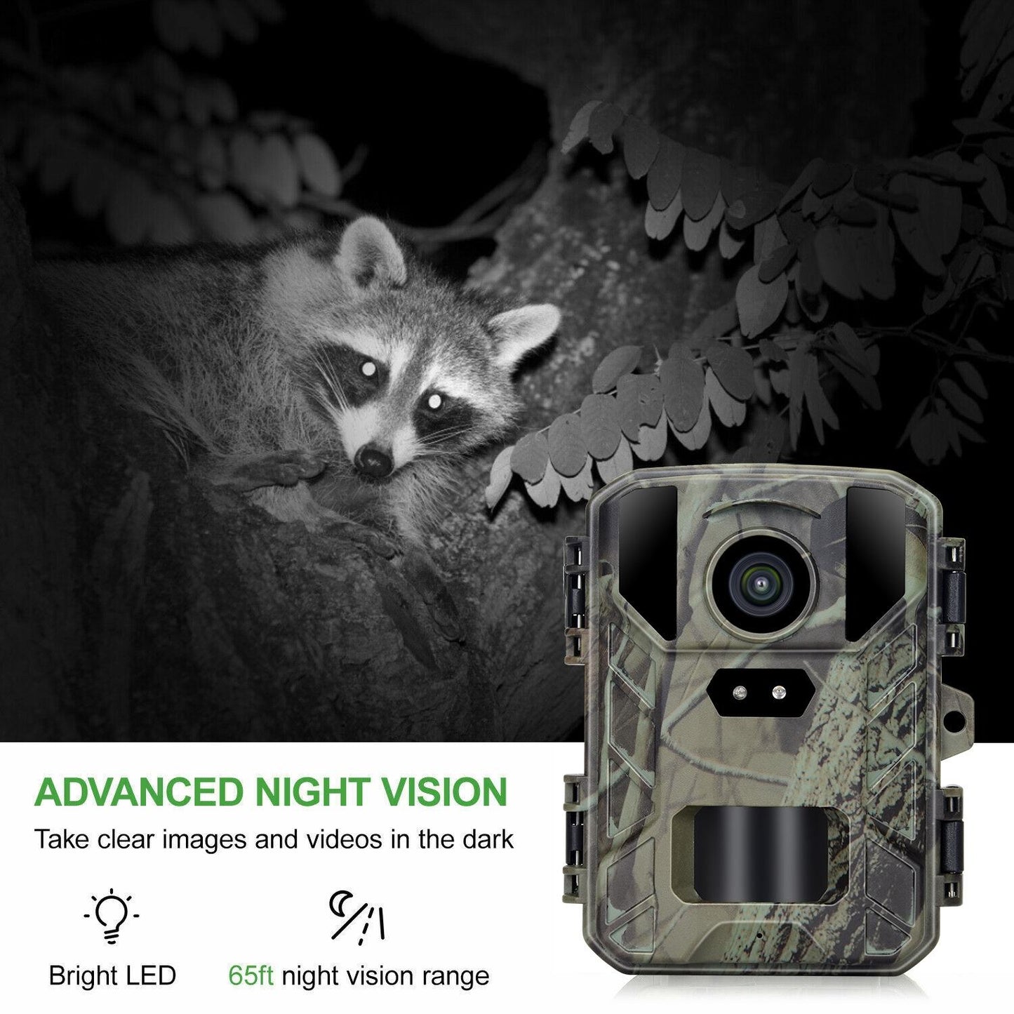 50Mp / 4K Mini Wildlife Hunting Camera With Night Vision-1915198282938847237