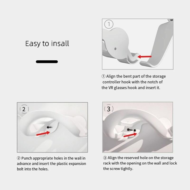 Vr Storage Bracket For Wall Mounting - Oculus Quest Pico Ps5-1915196968112623622