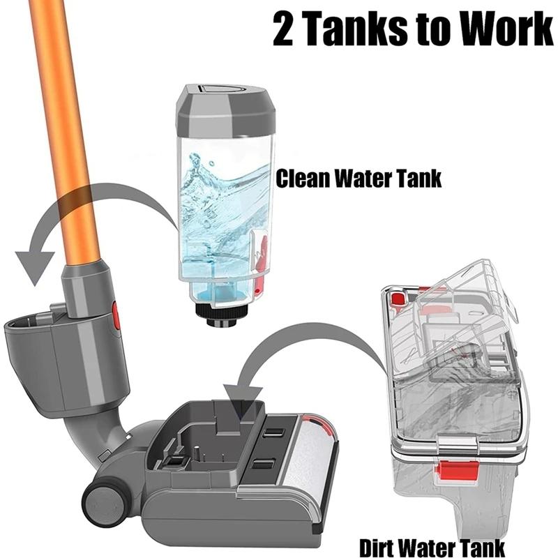 For Dyson V7 V8 V10 V11 V15 Vacuum Cleaner Electric Mop Head Floor Scrubber Head-1922443461223649285