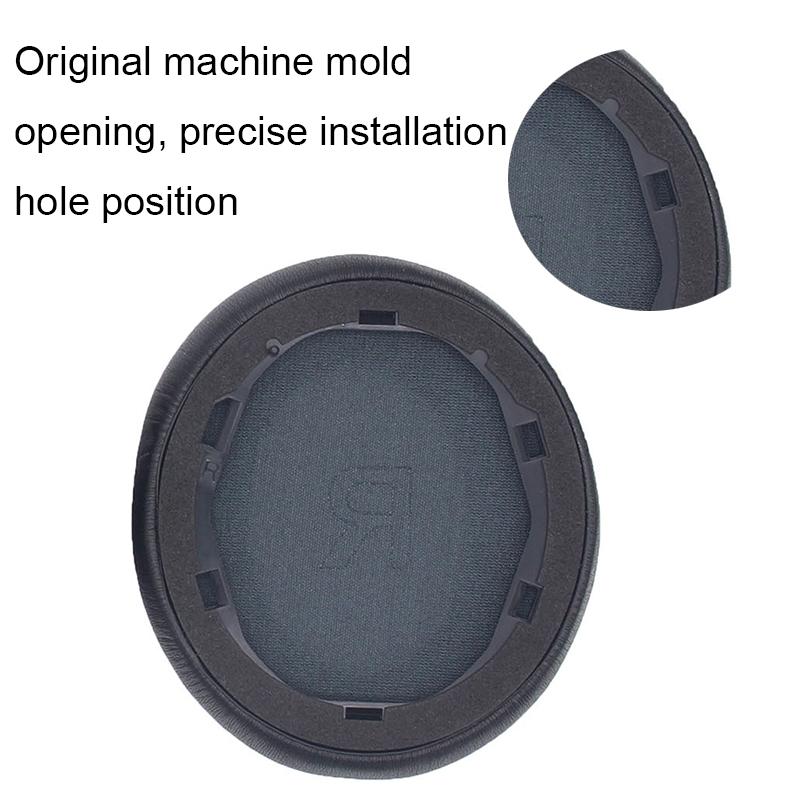 Leather Case And Sponge Earmuffs For Anker Soundcore Life Q30 - 1 Pair-1915197725599731716