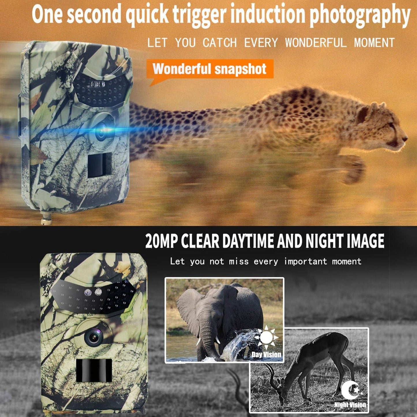 20Mp Hd 1080P Infrared Hunting Camera - Pr100-1915198389499334662