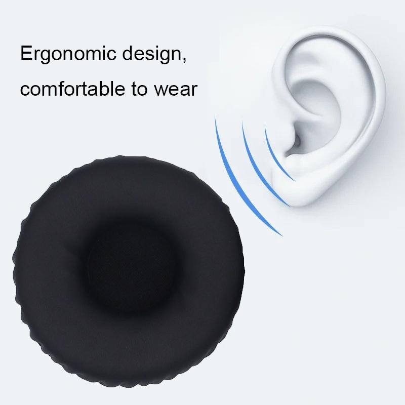 2-Pack Sony Wh-Xb700 Headphone Leather Earmuff Cover - Black-1915196821056131076