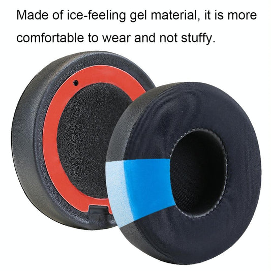 2-Pack Bluetooth Headphone Covers For Beats Solo2 / Solo3 - Black Foam Earmuffs-1915196809156890626