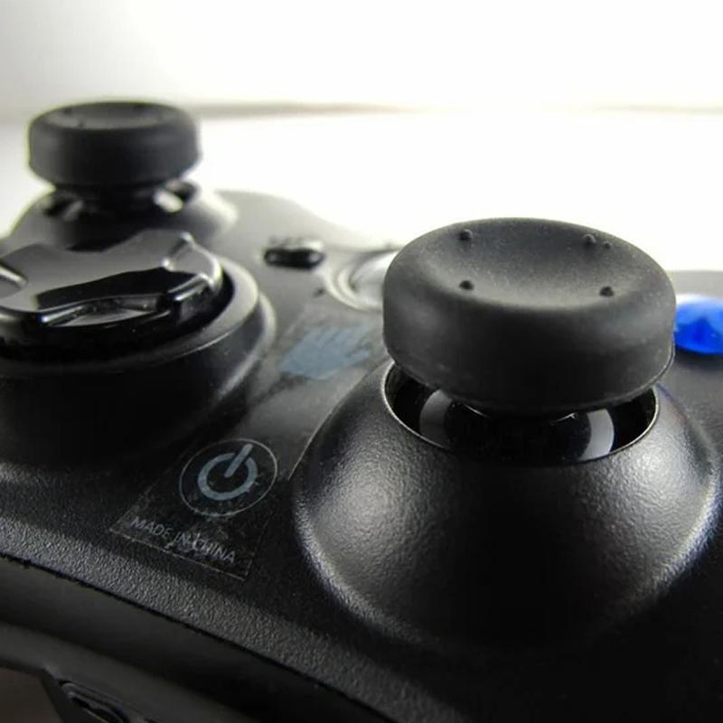 8-Piece Silicone Joystick Cap Set For Ps5 / Ps4 - Black-1915196819953029123