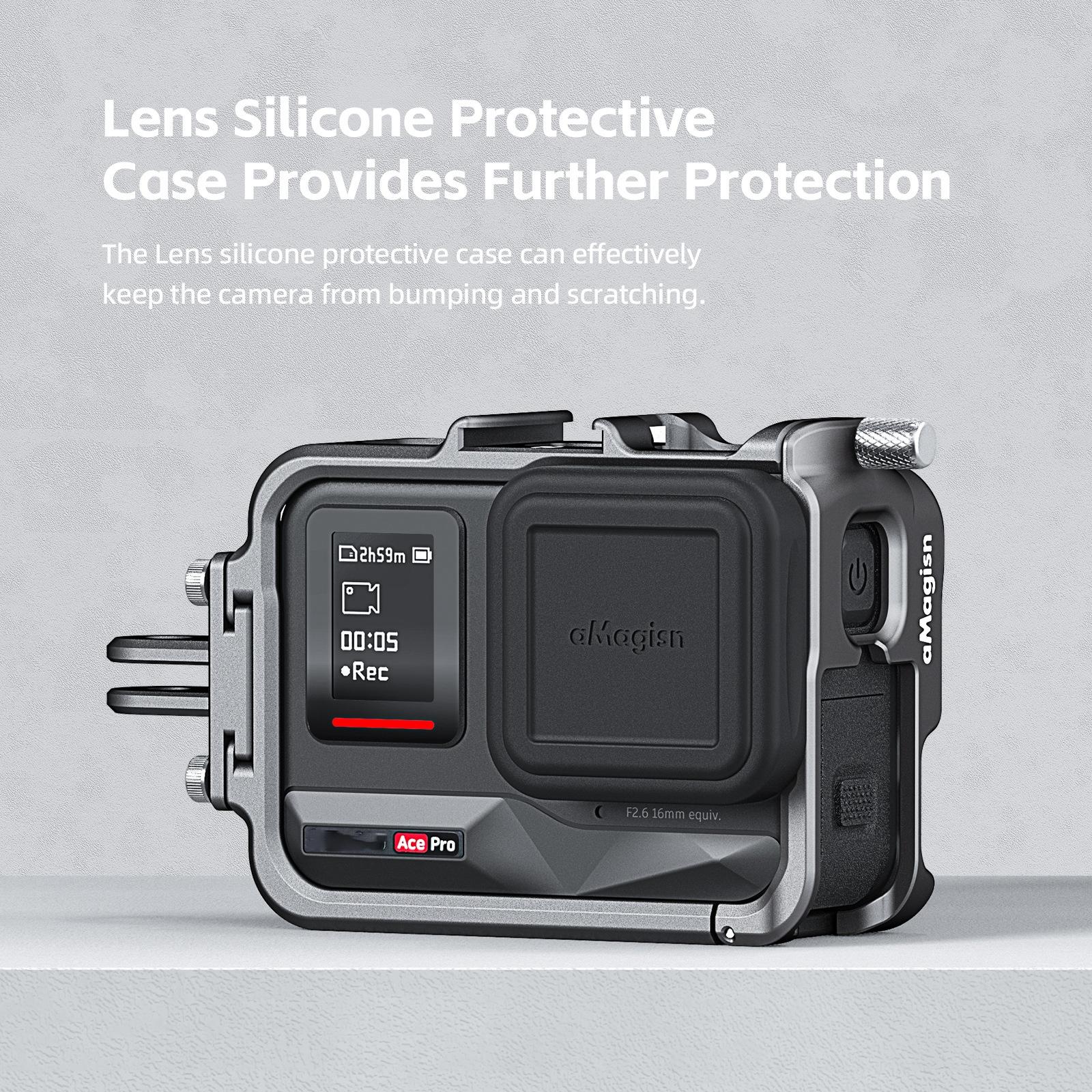 Metal Rabbit Cage Protective Frame For Insta360 Ace Pro / Ace Amagisn-1915197476332244999