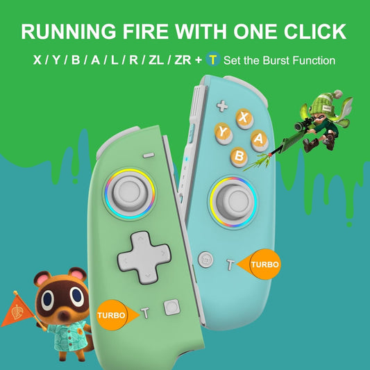 Vibrant Joycon Set With Colourful Light Switch-1915196904879296514