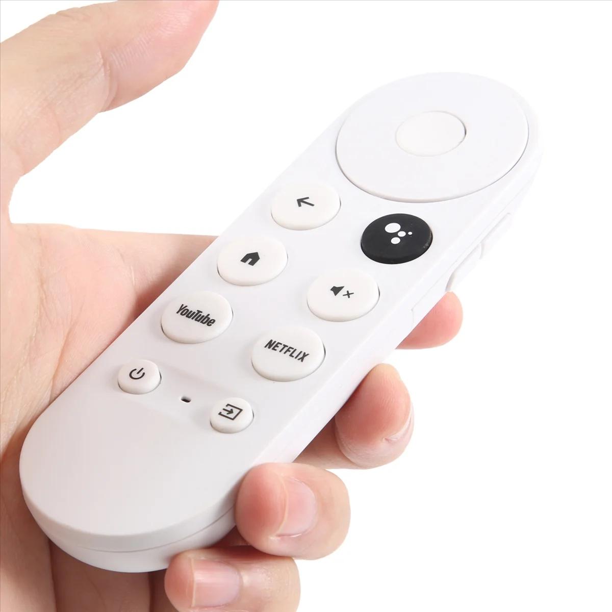 Google Television Set-Top Box With Bluetooth Voice Remote - White-1915196873979858949