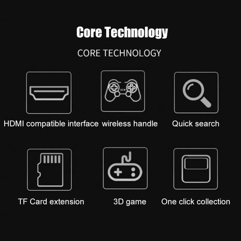 Wireless Dual System 4K Game Console - 128G Storage-1922443443330748421