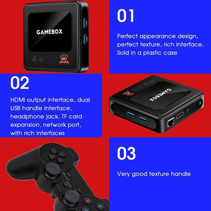 Wireless Dual System 4K Game Console - 128G Storage-1922443443330748423