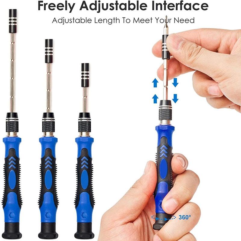 Versatile 124-Piece Screwdriver Set For Household Cell Phone And Computer Repair-1915198361460412419
