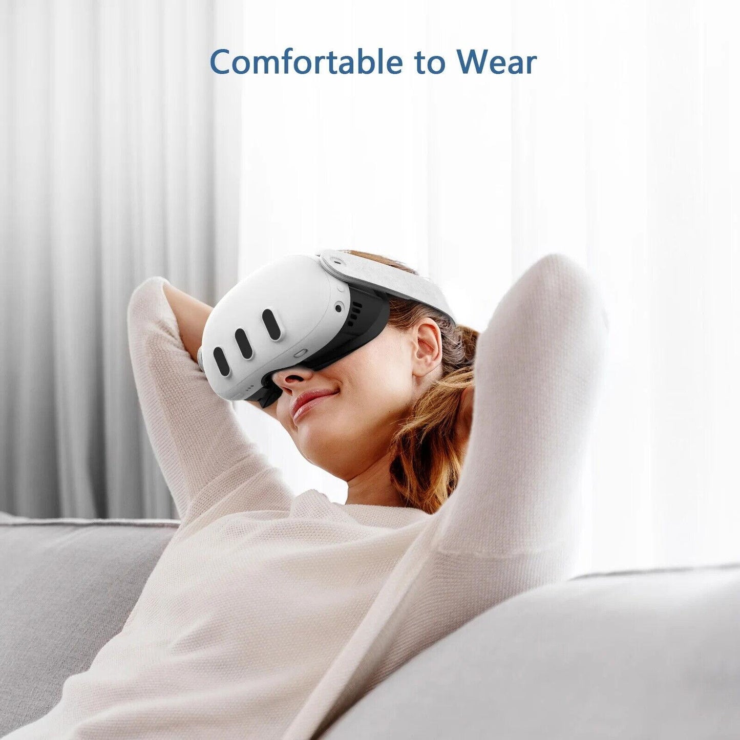 Meta Quest3 Ice Silk Mask - Breathable Leather Material-1922443393993150469