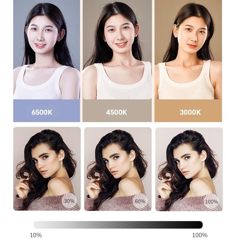 Desktop Ring Fill Light With Multi-Function Bracket - 3000-6500K-1915198263775072259