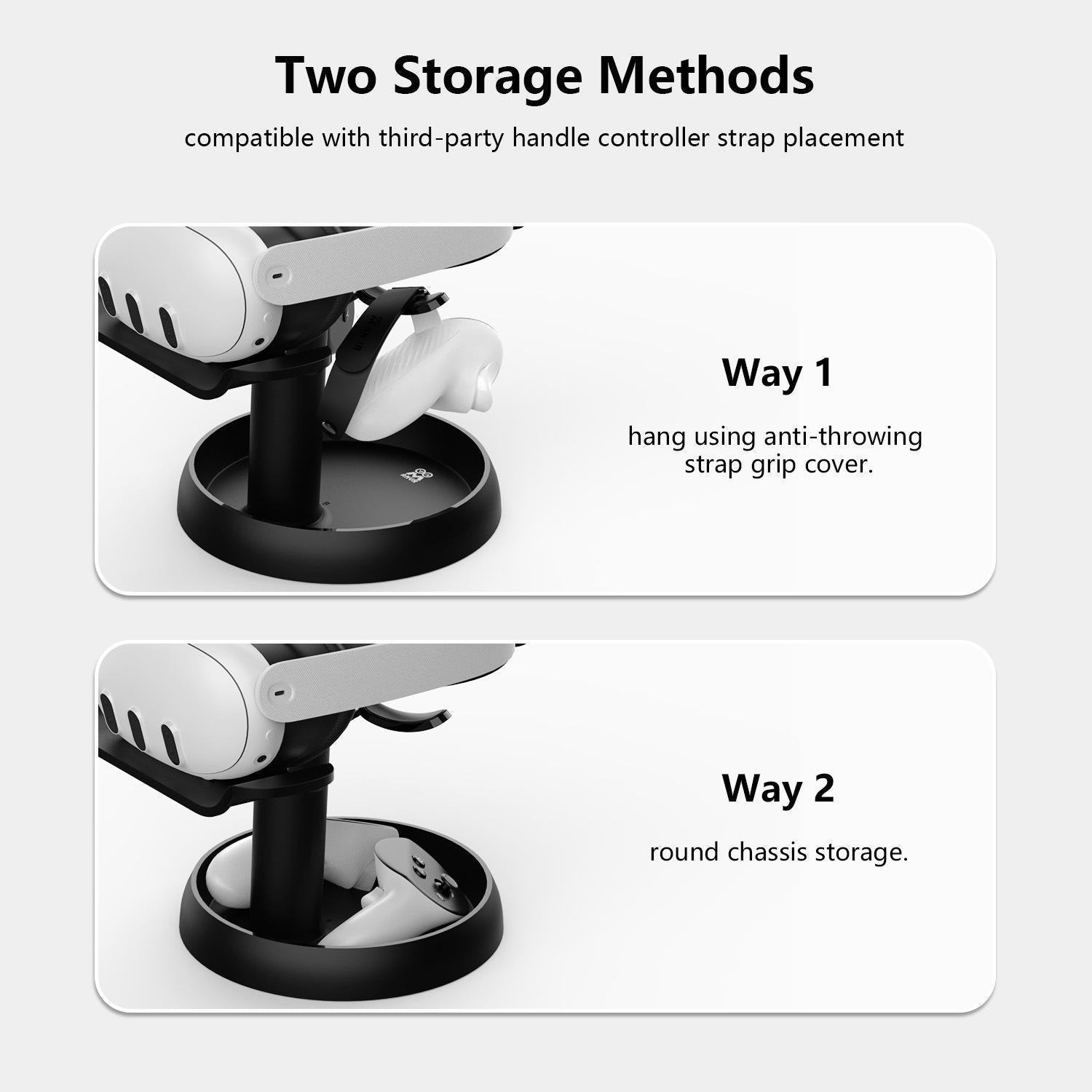 Universal Vr Desktop Storage Rack For Apple Meta Quest Pico And Playstation-1915196955689095171