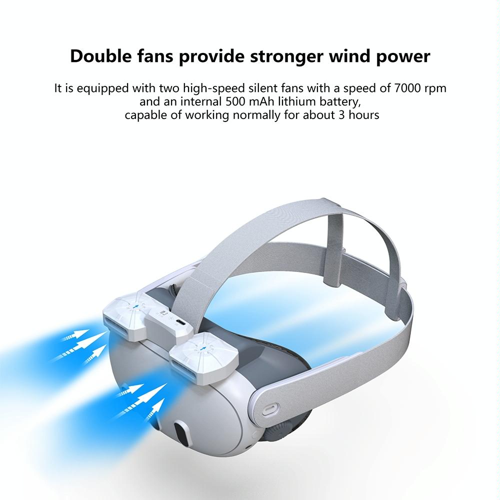 Meta Quest 3 Air Circulation Vr Mask With Anti-Fog Fan-1922443405451988993