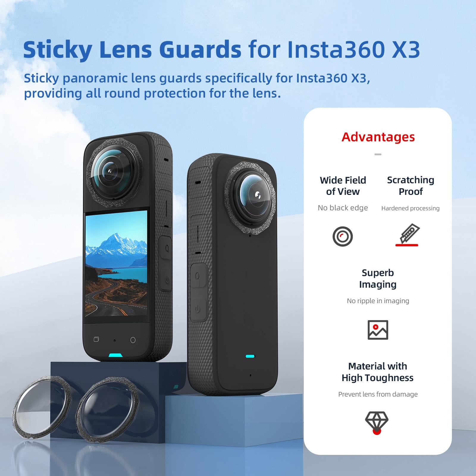 2-In-1 Insta360 X3 Lens Guard For Mobility Camera-1915197587993006083