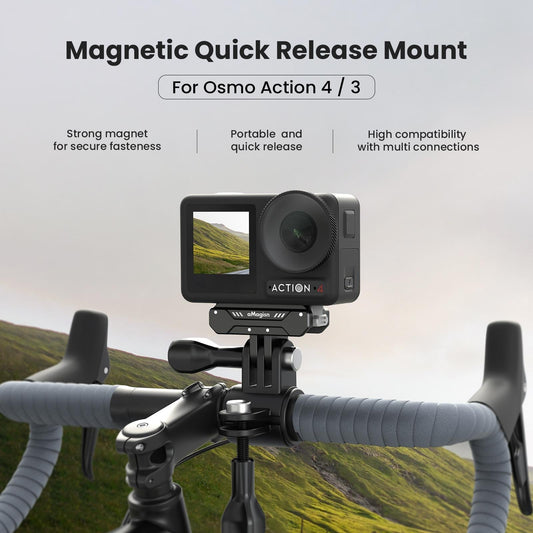 Quick Release Magnetic Camera Mount For Dji Action 4 / 3 - Amagisn-1915197105161506818
