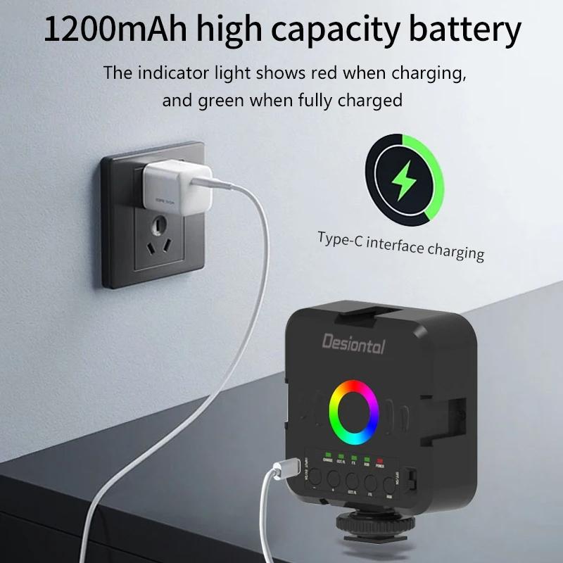 Portable Rgb Fill Light For Handheld Photography-1915198364409008132