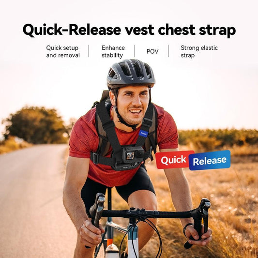 Sports Camera Quick Release Chest Strap - Accessory-1915197846777368577