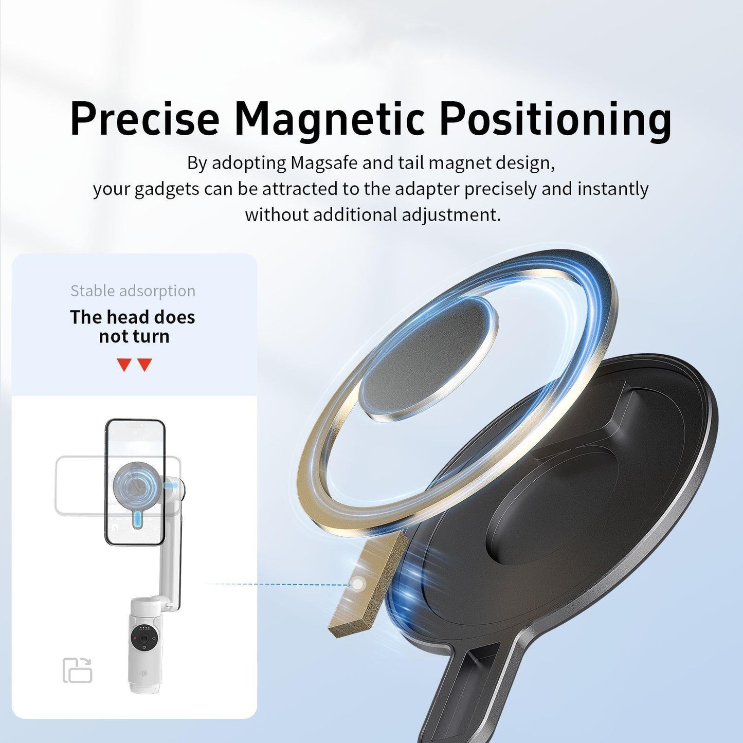 Insta360 Flow Magnetic Adapter For Amagisn Gimbal - Magsafe Compatible-1922443448363913225