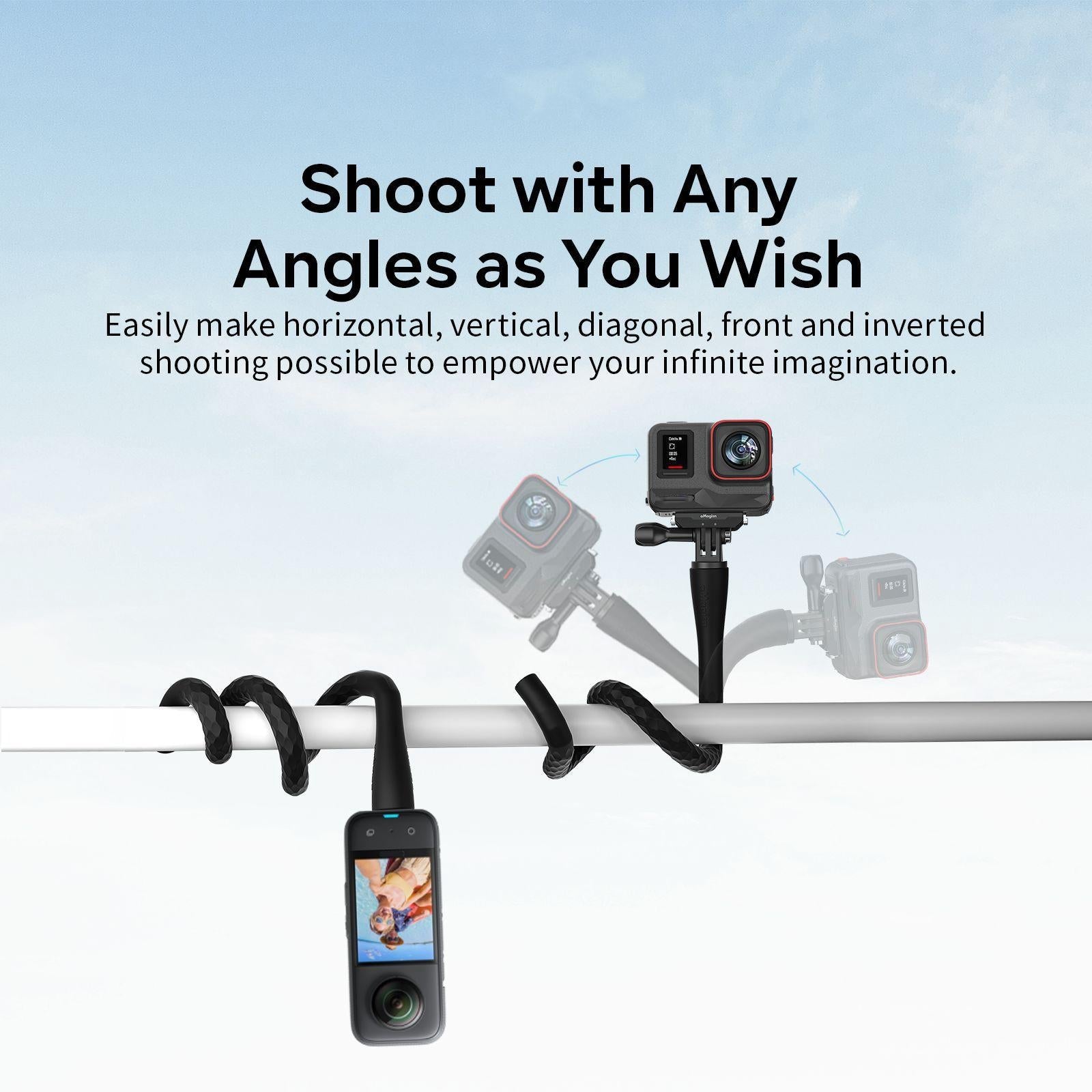 Flexible Octopus Stand For Sports Camera Vlogging - Cycling Accessory-1915197548742709250