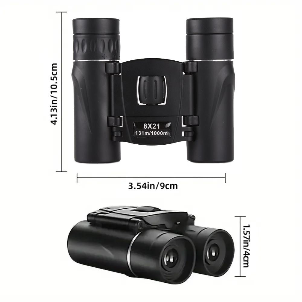 High-Power Mini Binoculars For Low-Light Night Vision 8X21-1915198326479917058