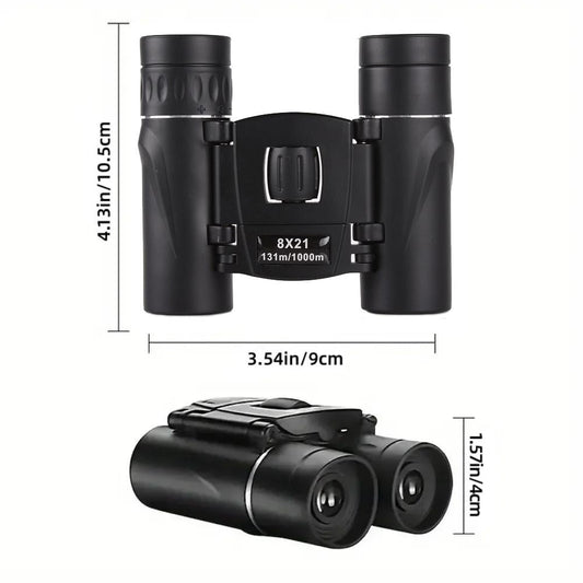 High-Power Mini Binoculars For Low-Light Night Vision 8X21-1915198326479917058